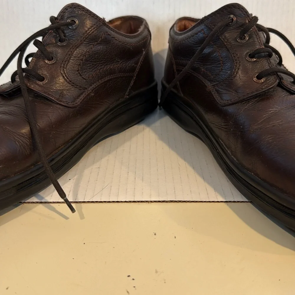 Birkenstock Footprint Brown Leather Oxfords (sz - US 11-11-1/2. Euro 44)